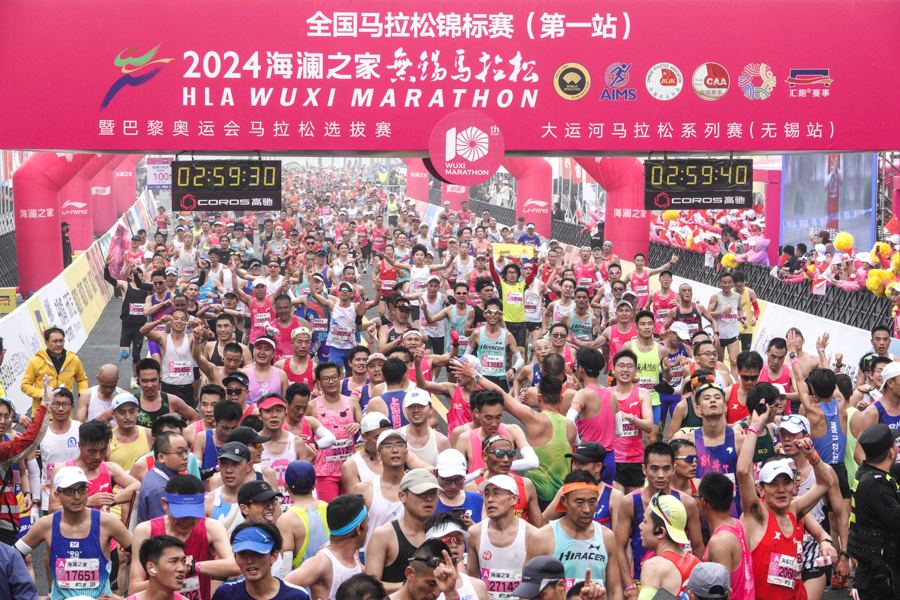 3月24日多场马拉松同起跑，汉马樱花季开跑点燃城市体育经济